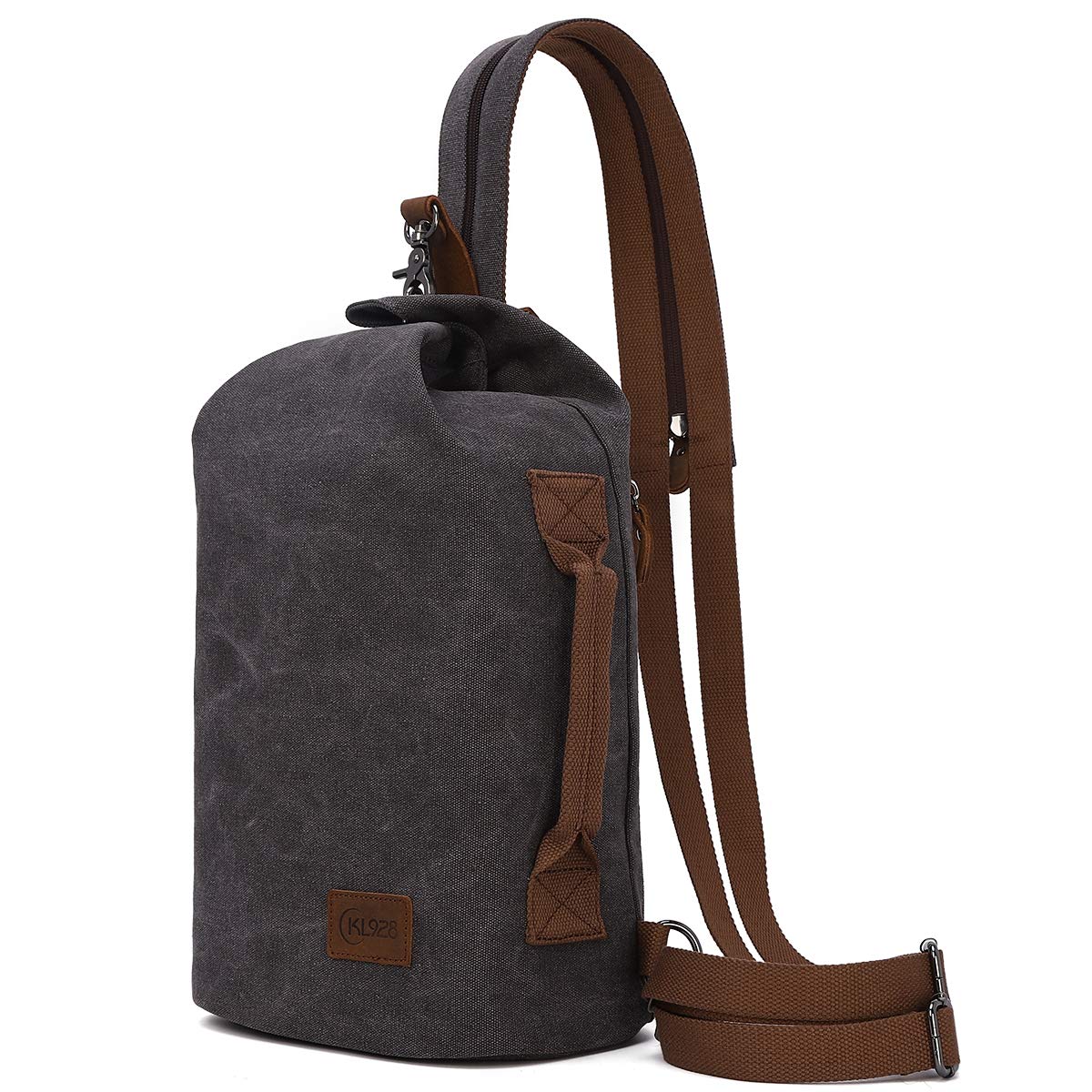 KL928 Sling Bag - Small Crossbody Backpack Shoulder Casual Daypack Multipurpose Rucksack for Men Women