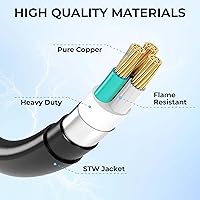 Vista 8 de CircleCord Cable adaptador de cargador para vehículos eléctricos NEMA 10-30P a 14-50R compatible con Tesla Model 3/S/X/Y, secadora de 30 amperios a