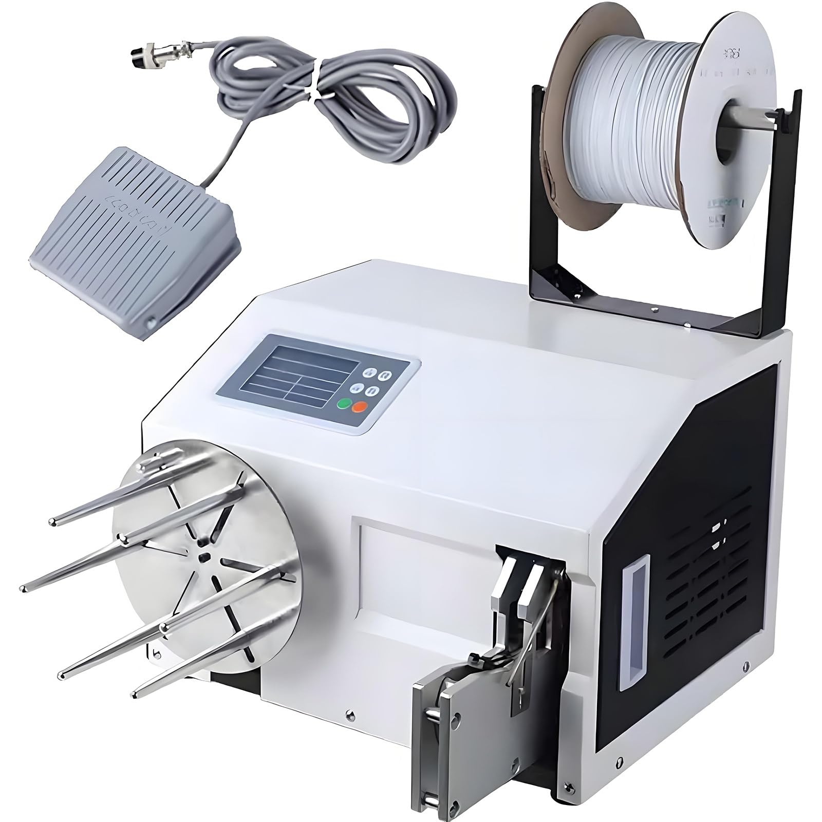 ASerZenith Automatic Twist Tie Machine, Wire Sealing Bundling Machine, Bundling Diameter 5-30Mm, Bag Closure Equipment For Bread Toys,B