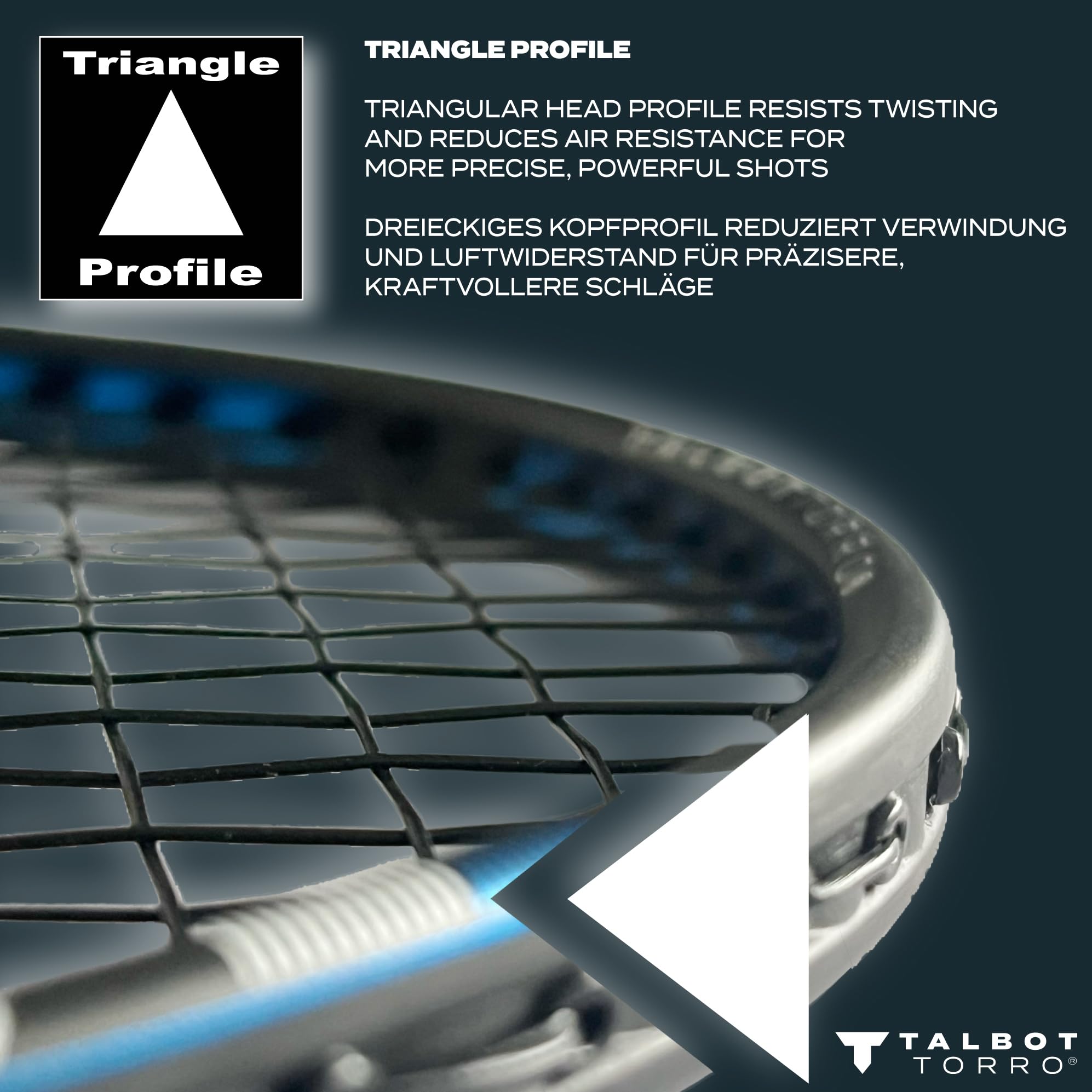 Racchetta Badminton Talbot Torro Arrowspeed 399 - 100% Grafite, Monopezzo, Per Giocatori Amatoriali - Foto 5