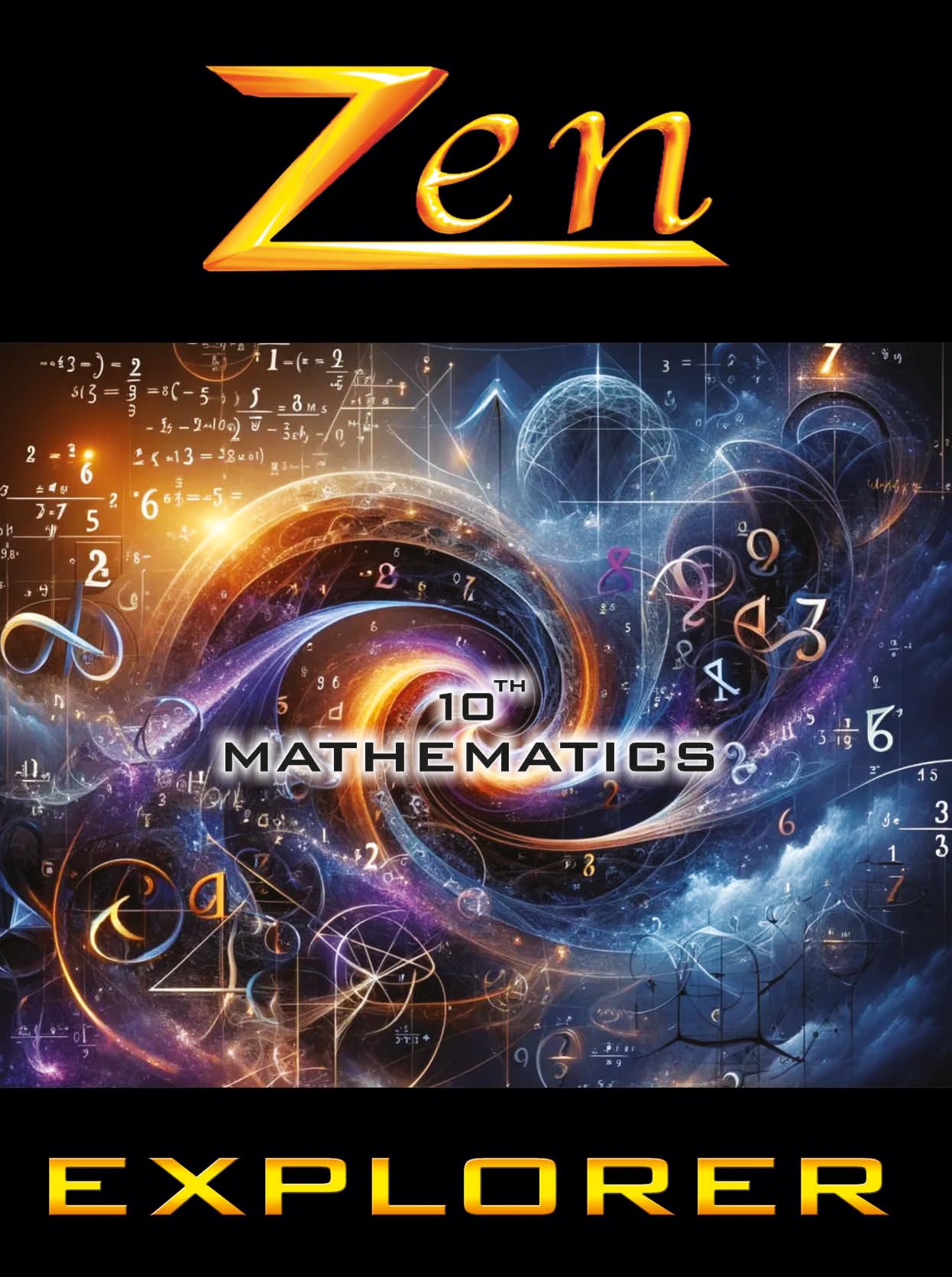 Zen Karnataka SSLC 10th Class Mathematics / Maths Explorer (For 2025 Exam) Unknown Binding – 1 January 2024