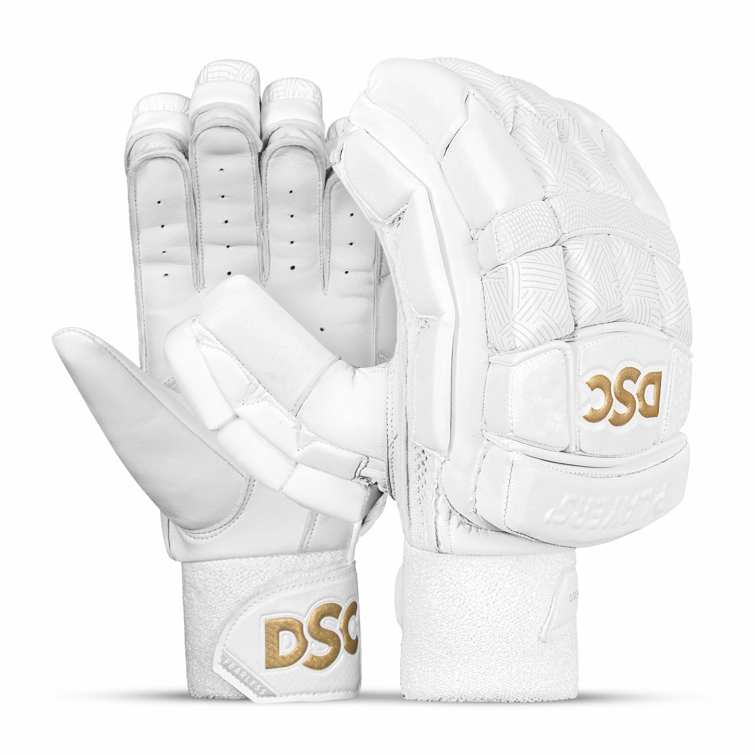 Player Cricket Batting Gloves for Mens, Color - White, Size - Mens, Right Hand