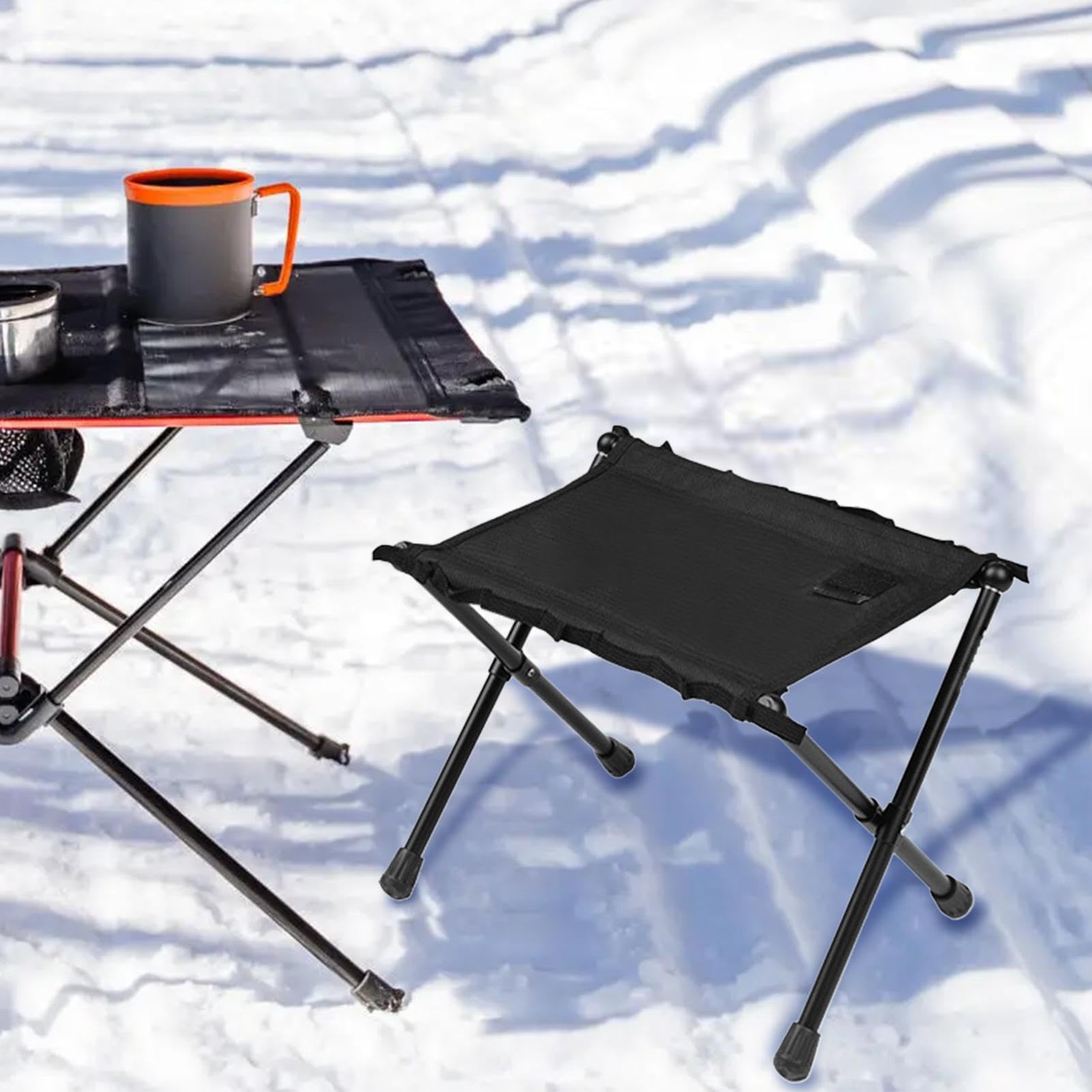 Sgabello Da Campeggio Leggero Leggero e compatto | Lega d'alluminio Soluzione compatta per backpacking unisex viaggi pesca spiaggia campeggio escursionismo outdoor