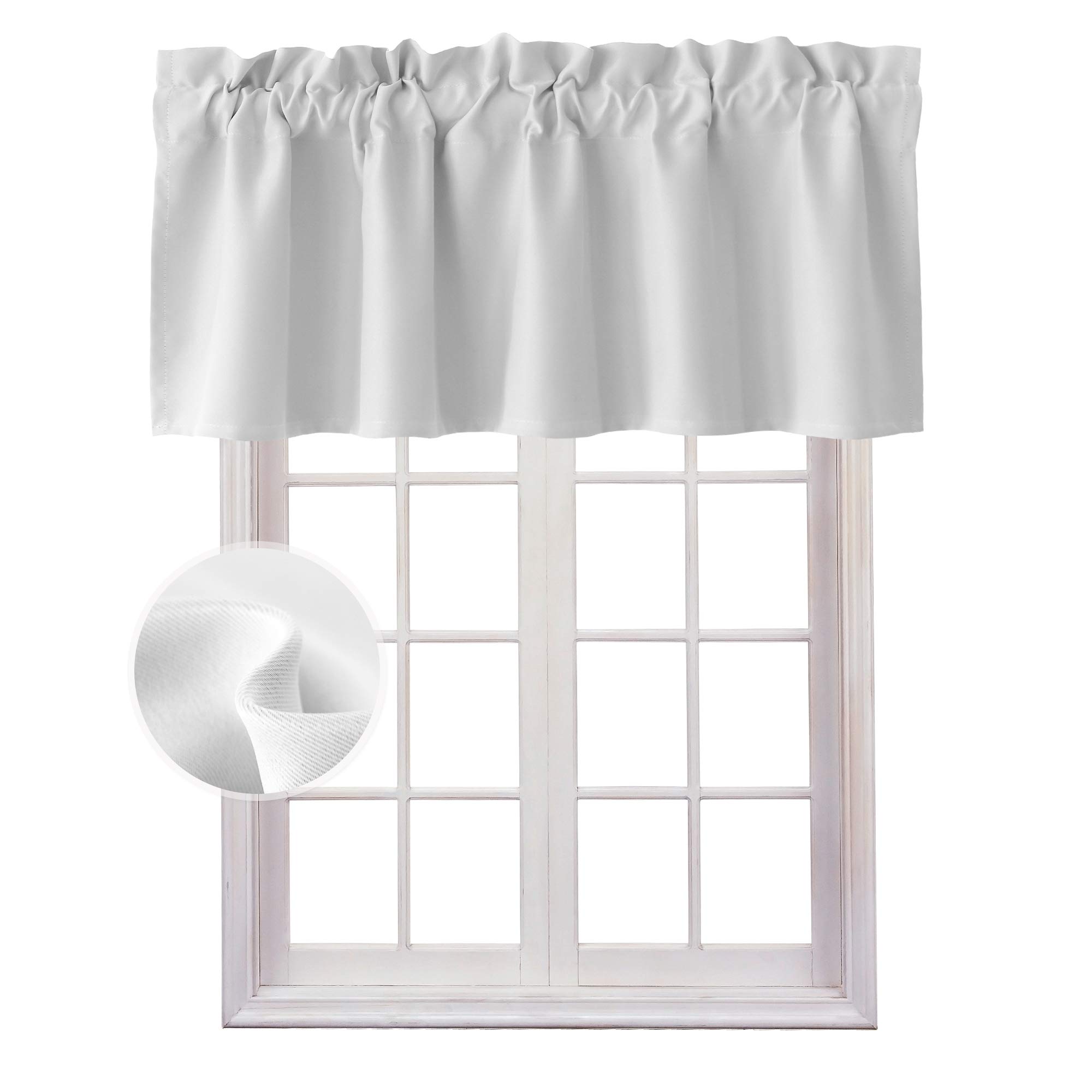 Homedocr Blackout Curtains for Living Room and Bedroom 52"x18" KYUSBCLTRP5218001