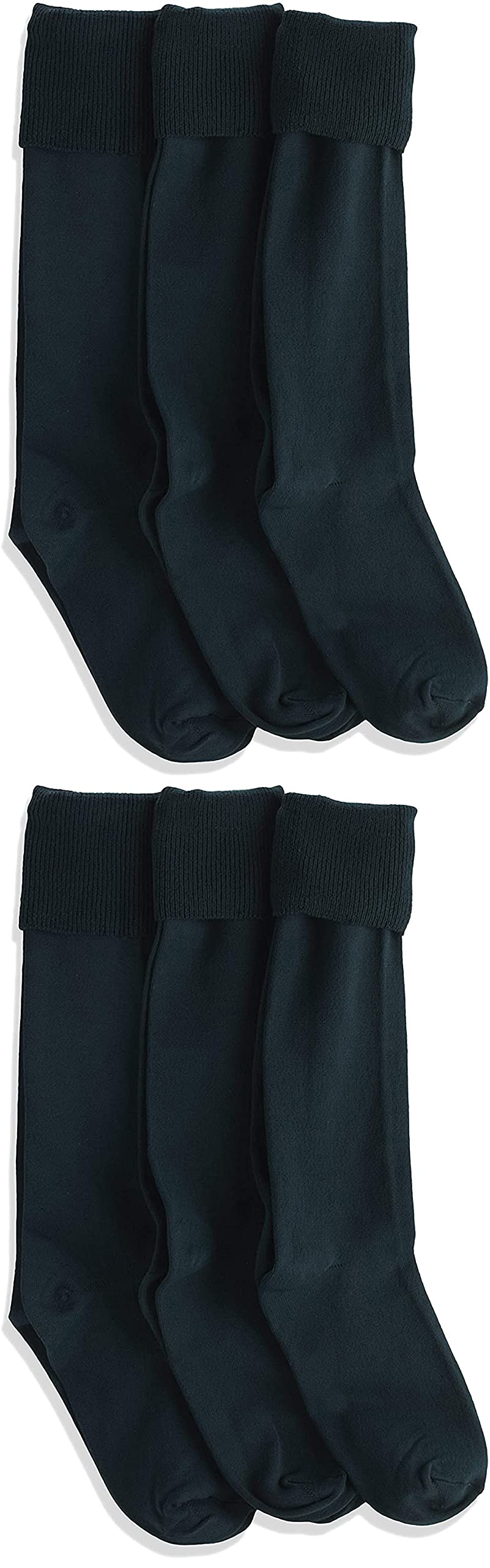 Jefferies Socks Little Boys' School Uniform Nylon Knee High (Pack of 6)