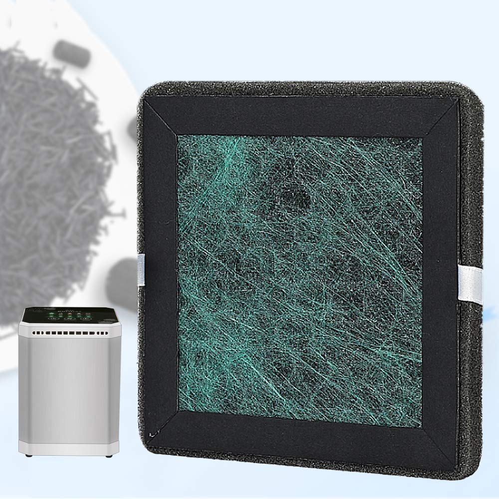 Activated Carbon Filter Replacement to Reduce Mold Odor Smoke Allergies for Desktop Air Purifier Model J006