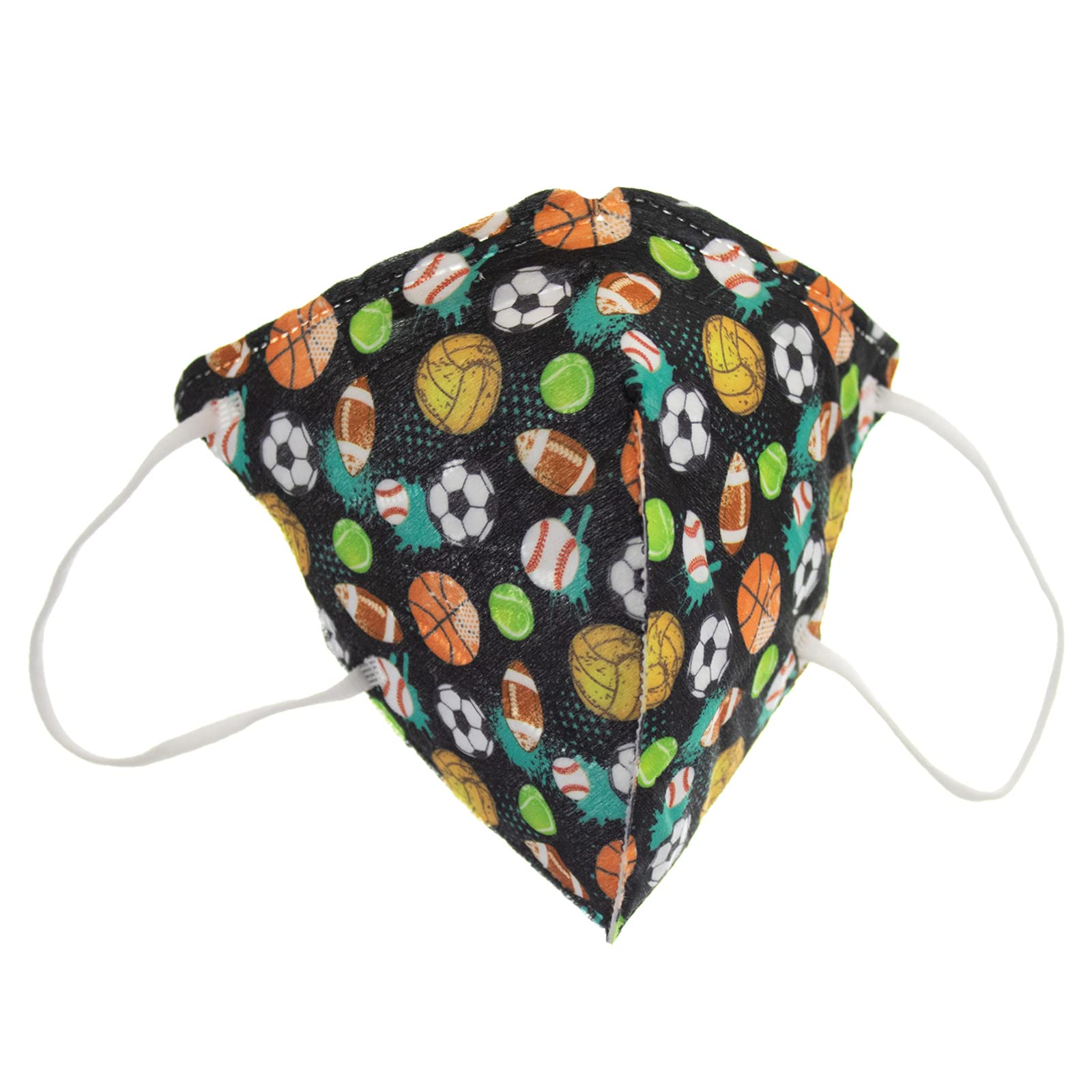 MARARDI FFP2 Masken [Pack 10 Stücke] Genehmigt [Sport] Hohe Filtration mit Nasenclip Verstellbar Falten [Nicht Wiederverwendbar] Einwegmasken 5 Schichten Einzelbeutel