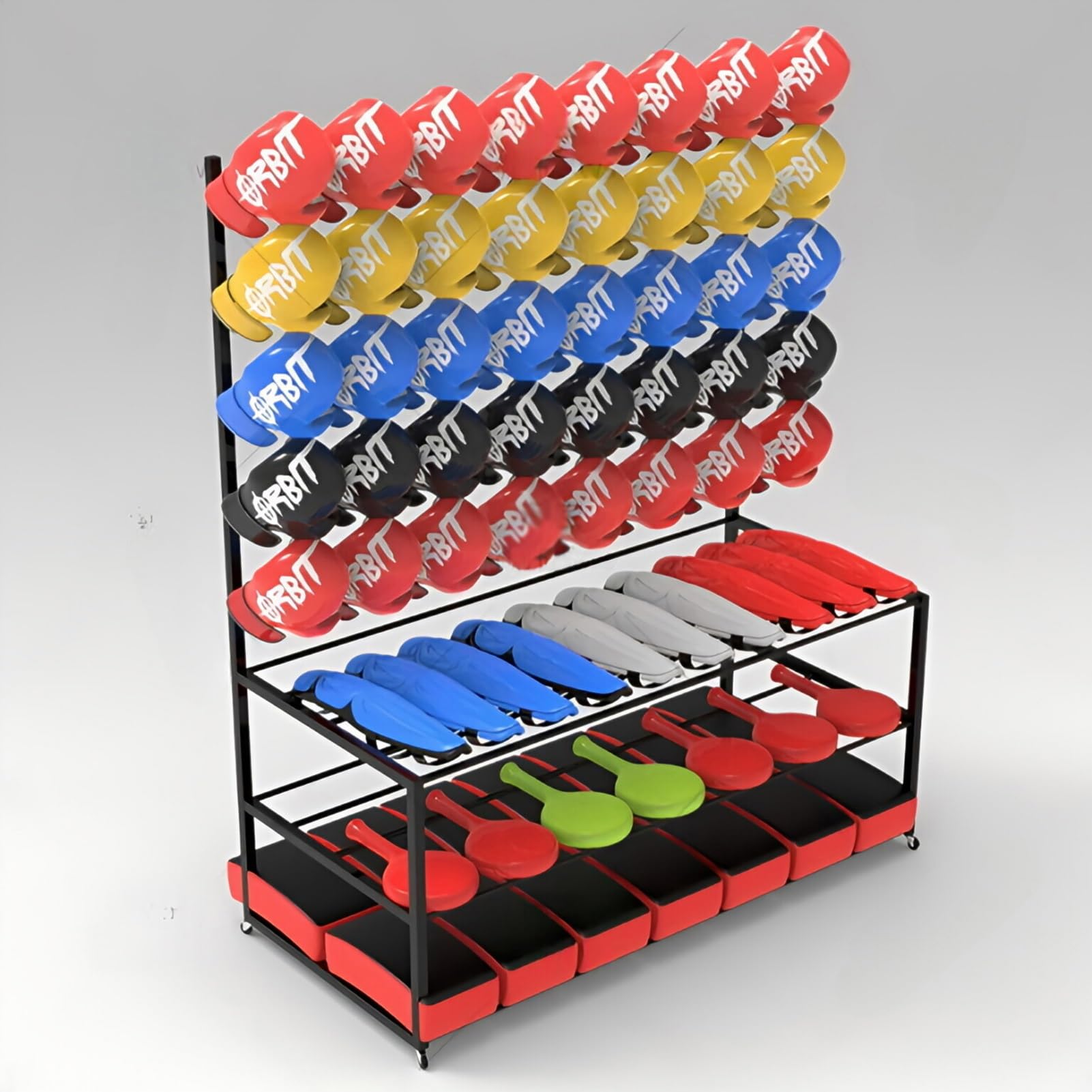 XingLi Boxing Glove Organiser Gym Boxing Glove Hanging Rack Professional Hanging Glove Racks Hanging Glove Net Boxing Gym Display Racks