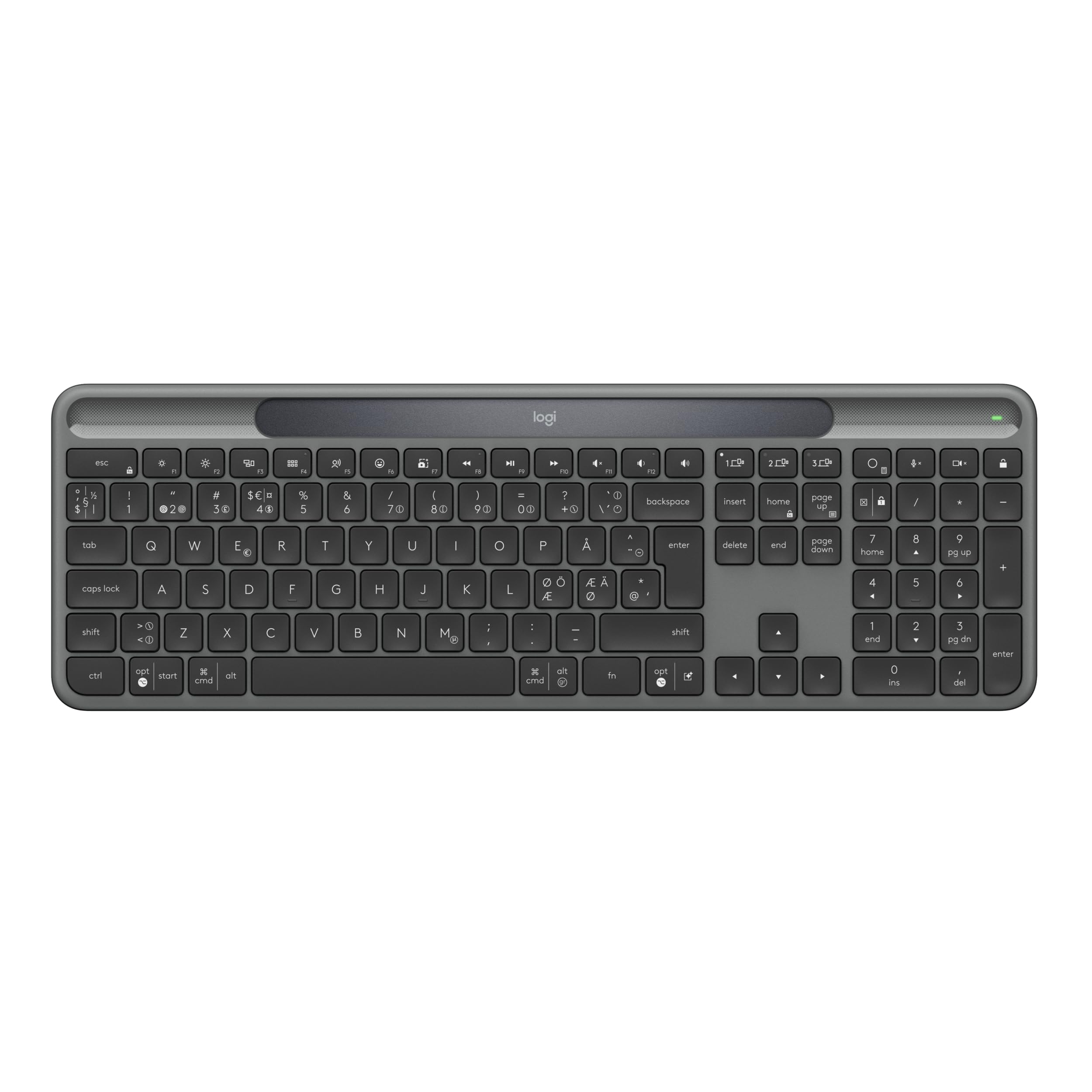 Logitech Signature Slim Solar+ wireless keyboard - PAN QWERTY
