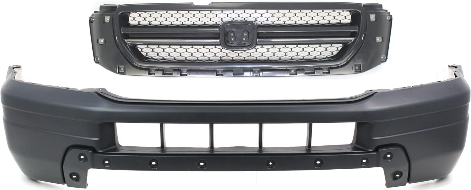 Garage-Pro Bumper Cover KIT Compatible with Honda Pilot 2003-2005 Primed Front