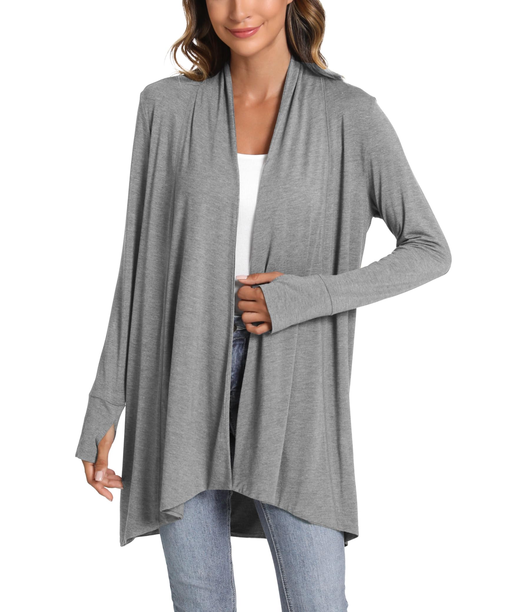 LazyCozy Draped Cardigan