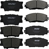 Vista 13 de Juego de pastillas de freno delanteras y traseras de 4 ruedas de repuesto de pastillas de freno de disco de cerámica para Nissan Pathfinder