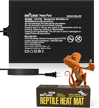 BN-LINK Reptile Heating Pad for Terrariums