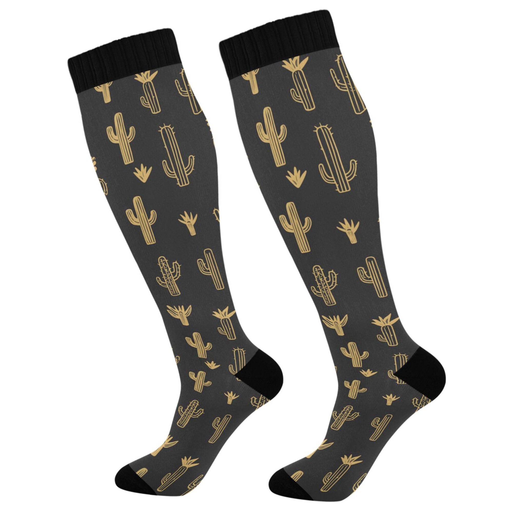 Compression Socks for Men and Women Knee High Socks Support for Athletic Sport Running Hiking Cycling Fitnes