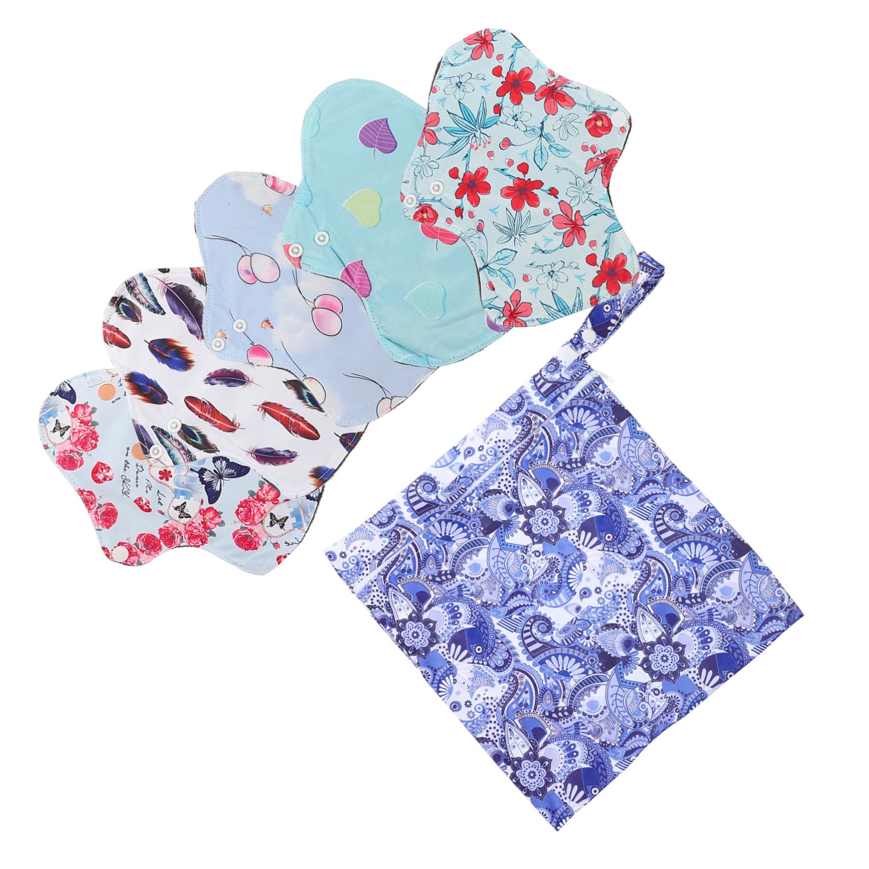 MAGICLULU 3 Set Di Assorbenti Portatili Per Le Donne Assorbenti Riutilizzabili Forte Assorbimento Perdite