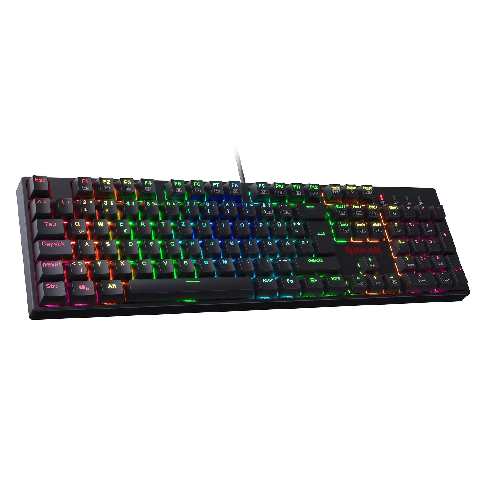 Buy Redragon K582DE Surara Mechanical Gaming Keyboard, QWERTZ RGB