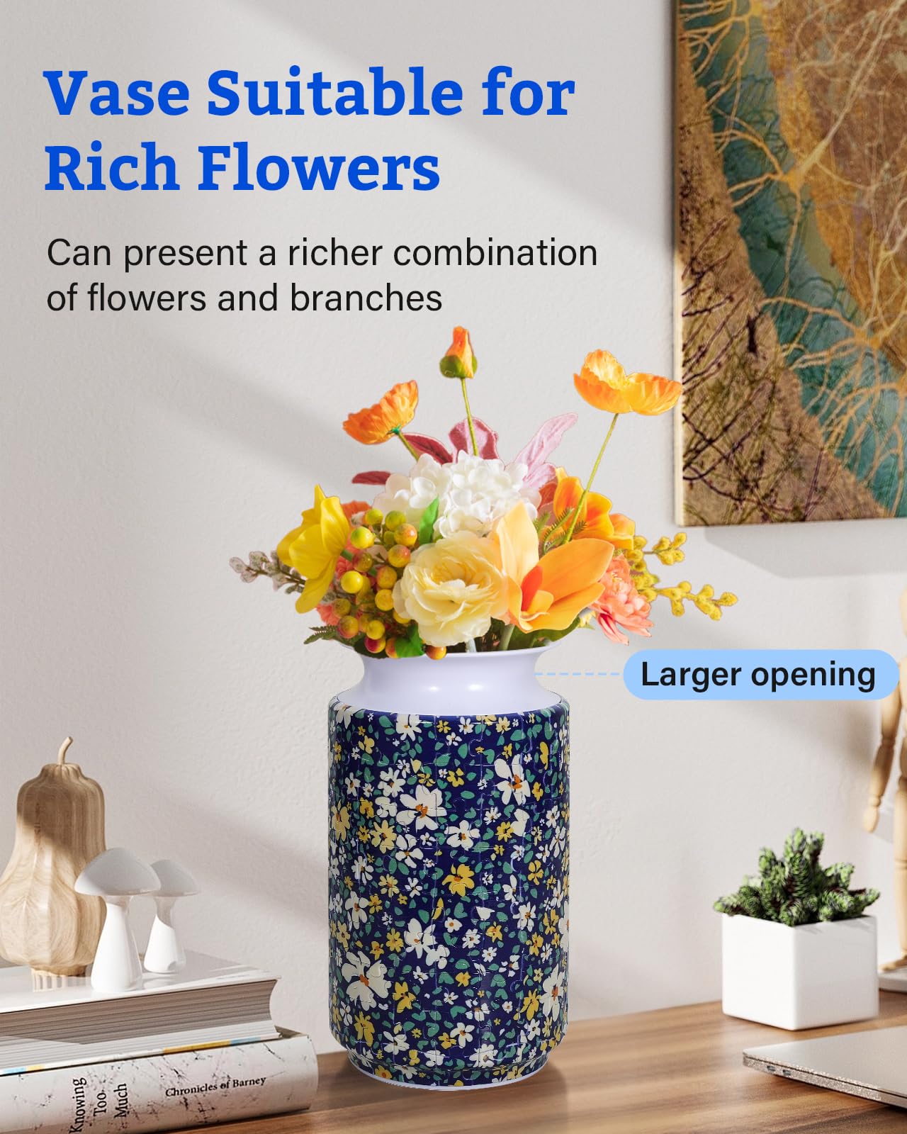 Jarrón de rompecabezas 3D, rompecabezas 3D de 162 piezas para adultos con flores, artes y manualidades únicas para adultos, regalos únicos de advertencia para el hogar para mujeres, jarrón de 3