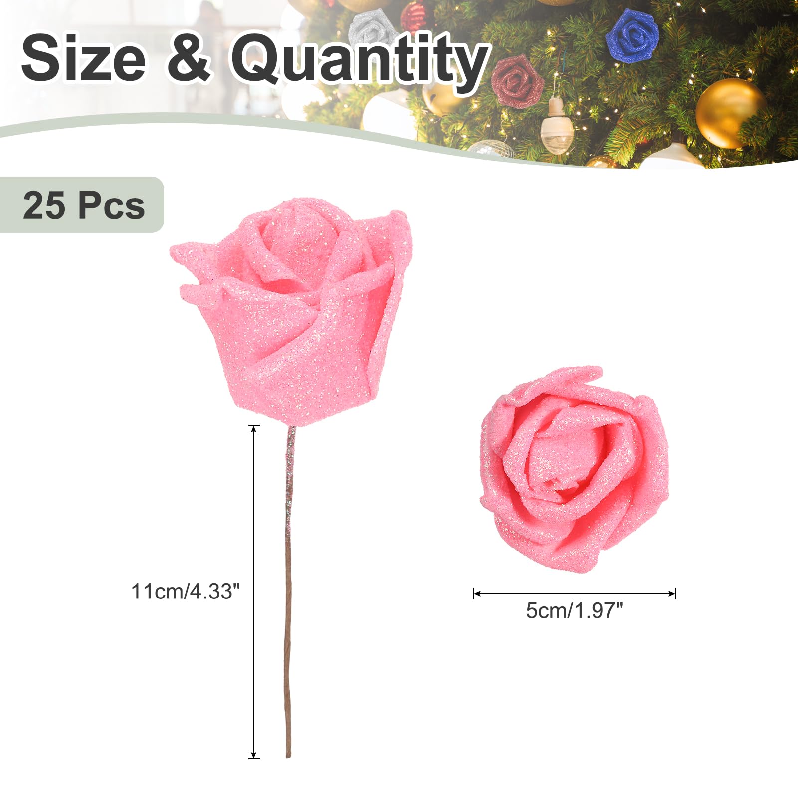 PATIKIL Glitter Roses - Image 2