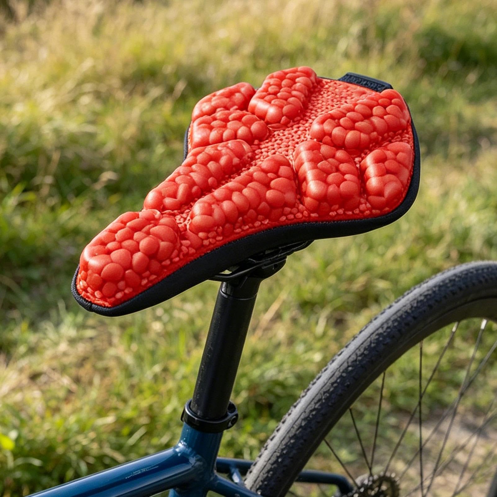 Poduszka na siodełko rowerowe, amortyzująca poduszka na siodełko rowerowe - dla kobiet i mężczyzn górska droga sportowa outdoorowa komfort dojazdów do pracy