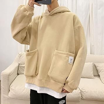 Sudaderas Promod Mujer | Sudadera Lisa Capucha Amarillo Flúor • Pascale  Mercier
