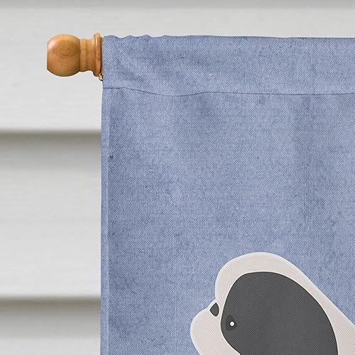 Miniatura 9 de Caroline's Treasures BB5584GF Bandera de bienvenida de Husky siberiano para jardín, bandera decorativa para patio exterior, patio, parterres, tamaño