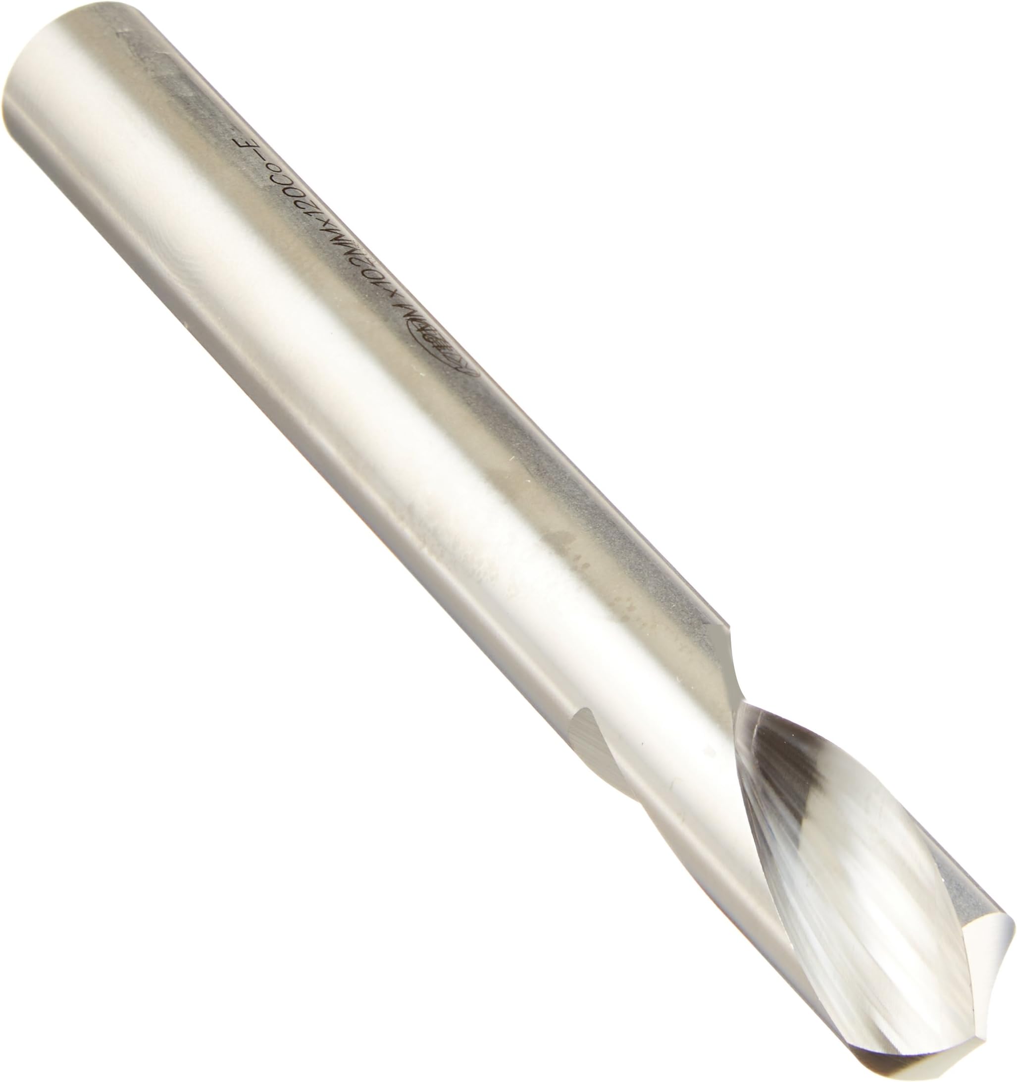 KEO 35627 Cobalt Steel NC Spotting Drill Bit, Uncoated (Bright) Finish, Round Shank, Right Hand Flute, 120 Degree Point Angle, 12mm Body Diameter, 102mm Overall Length
