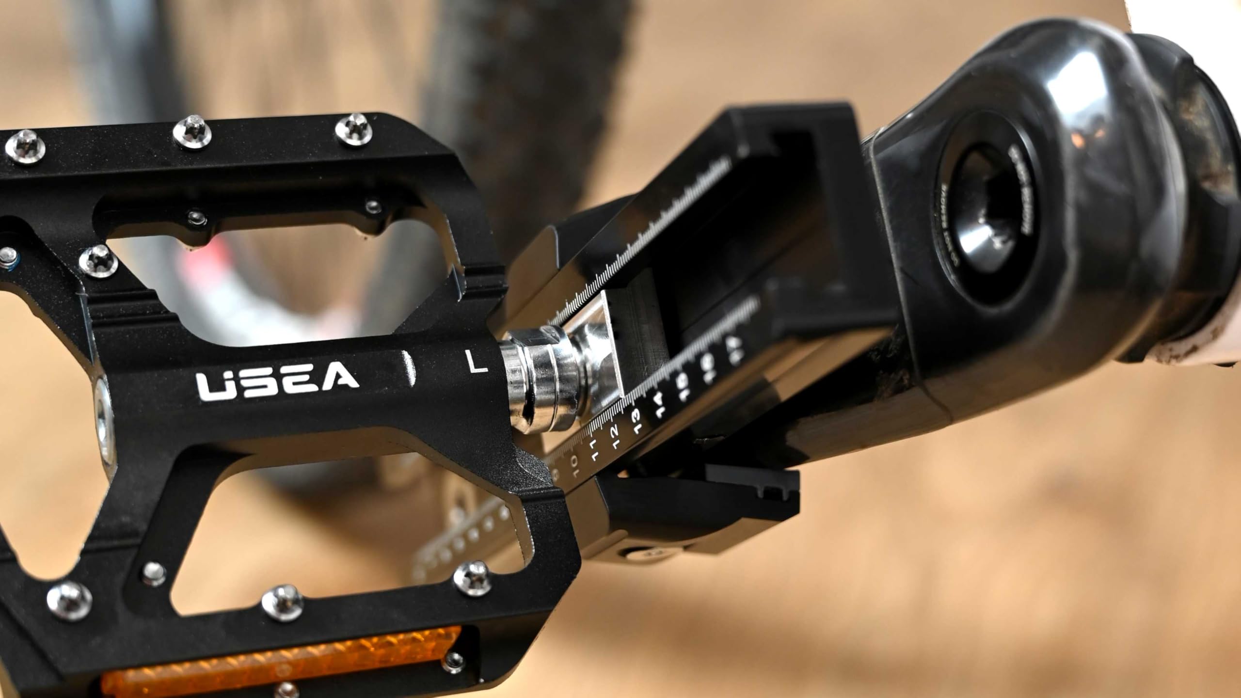 Fahrrad Kurbelverkürzer Set für Pedal rechts, bei Knie- und Hüftschmerzen, für Reha & Ergometer - gelenkschonender Fahrradkurbeladapter - stufenlos verstellbar - WX Vario