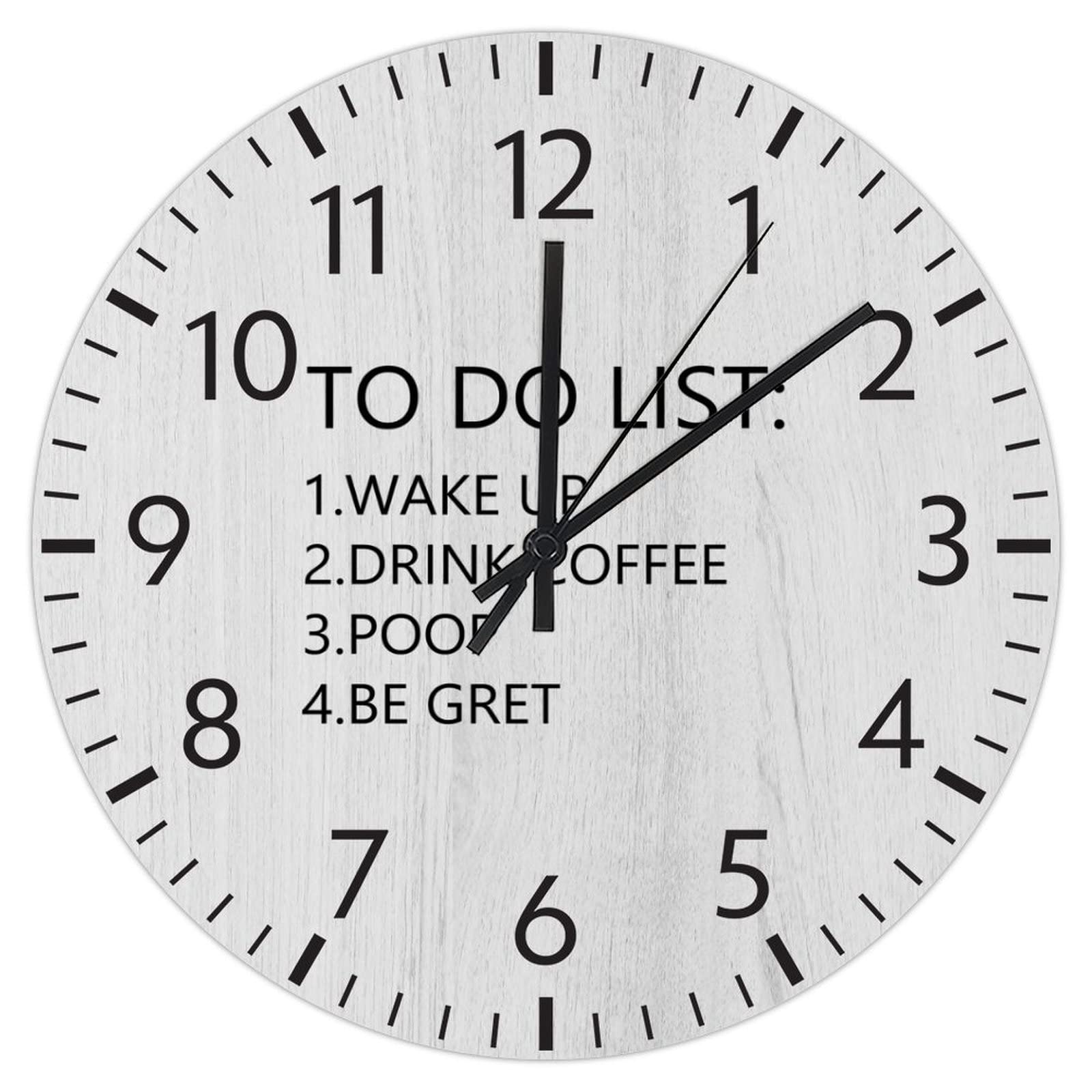Grande horloge murale suspendre salon chambre à coucher à piles