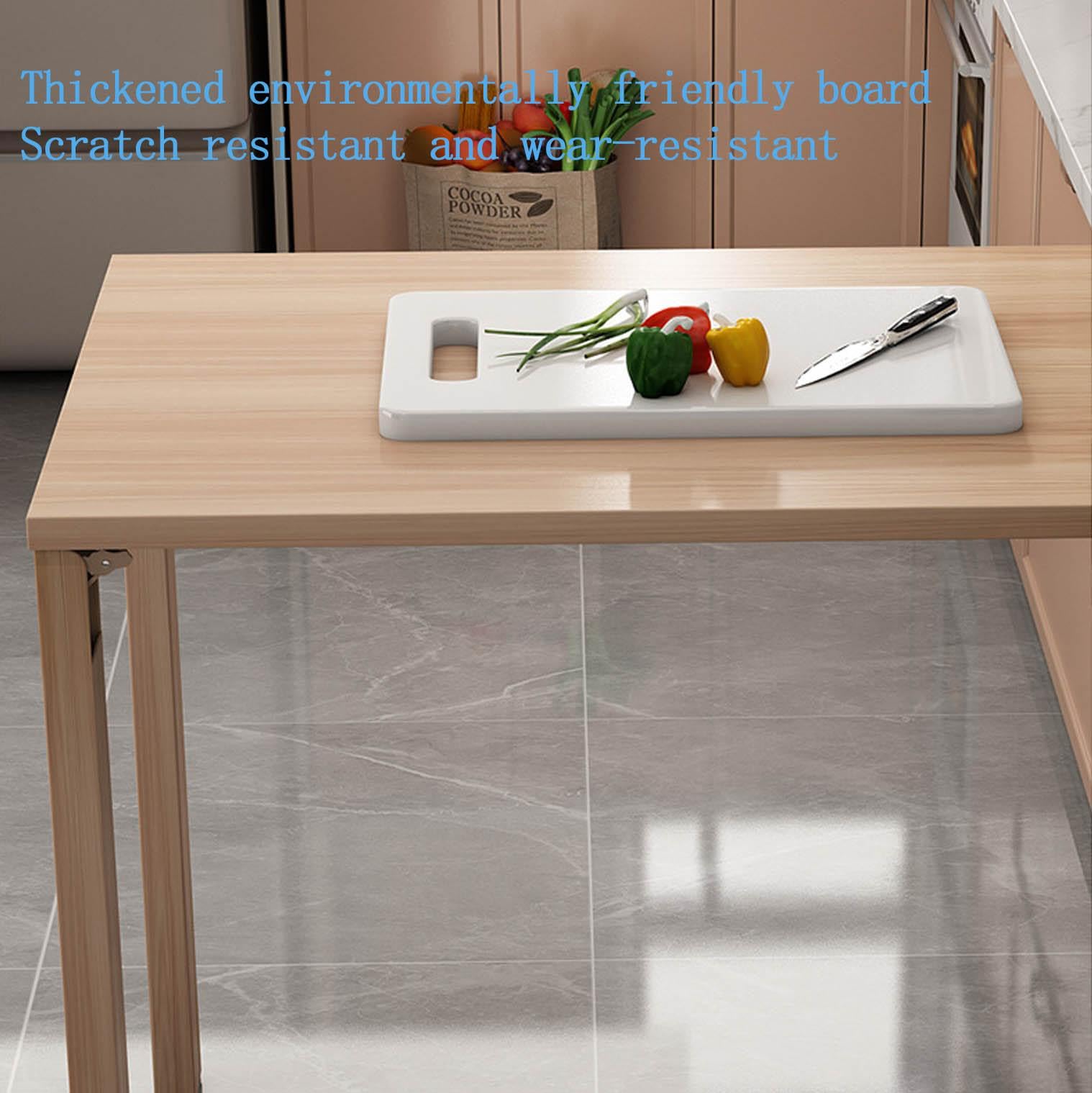 Mesa de comedor plegable para montar en la pared, mesa abatible de madera multifuncional, mesa compacta de estilo mural, patas de acero pintado, diseño que ahorra espacio