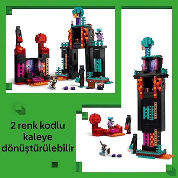 LEGO Minecraft Enderman Tower 21279 - Creative Toy Making Set with Minecraft Themed Tower for Kids 9 Years and Over Who Love Video Games, Birthday Gift (867 Pieces)