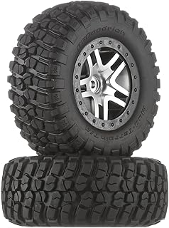 Traxxas 6873 B.F. Goodrich Mud Terrain T/A KM2 Tires on Chrome Slash Wheels, 4 x 4