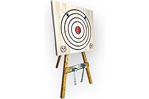 Knife Throwing Set with 2-by-4-Feet Multipurpose Throwing Target