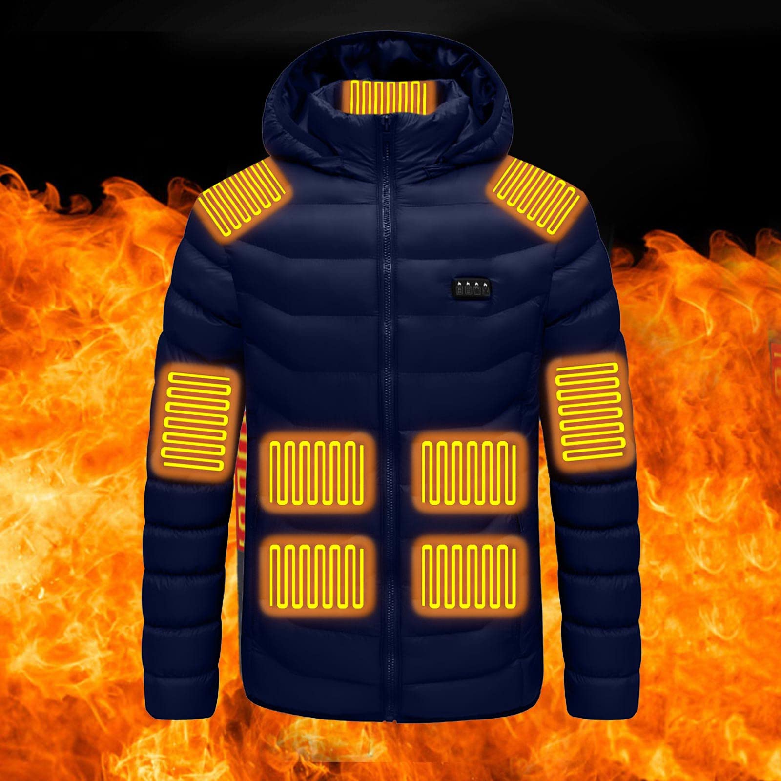 Veste Chauffante Homme Femme Non Batterie Incluse Gilet Électrique Chauffant Pour Et Doudoune Manteau Électrique Chargement USB Sans Manche Vetement Moto Ski Chasse