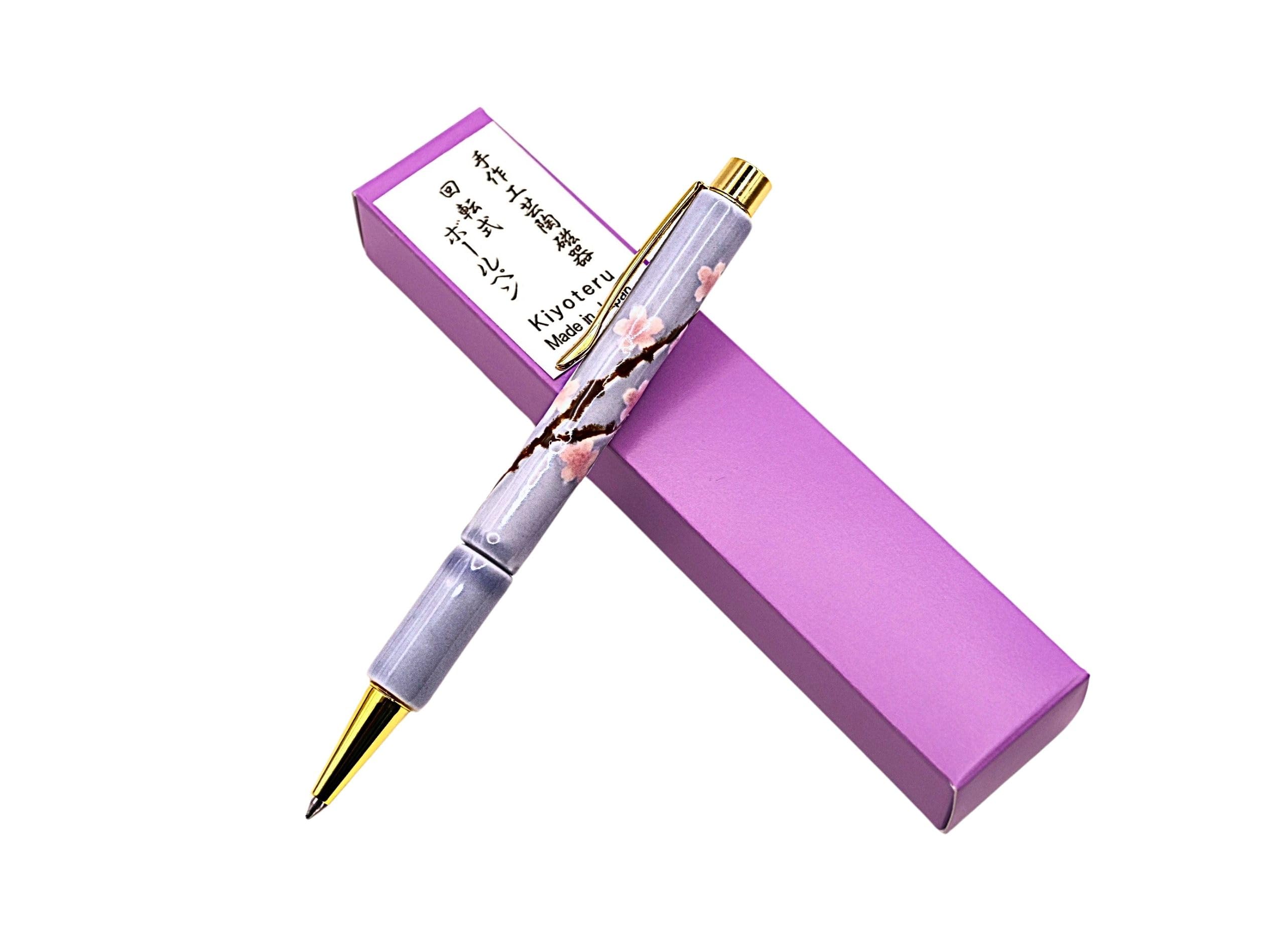 Cherry Blossom Porcelain Ballpoint Pen