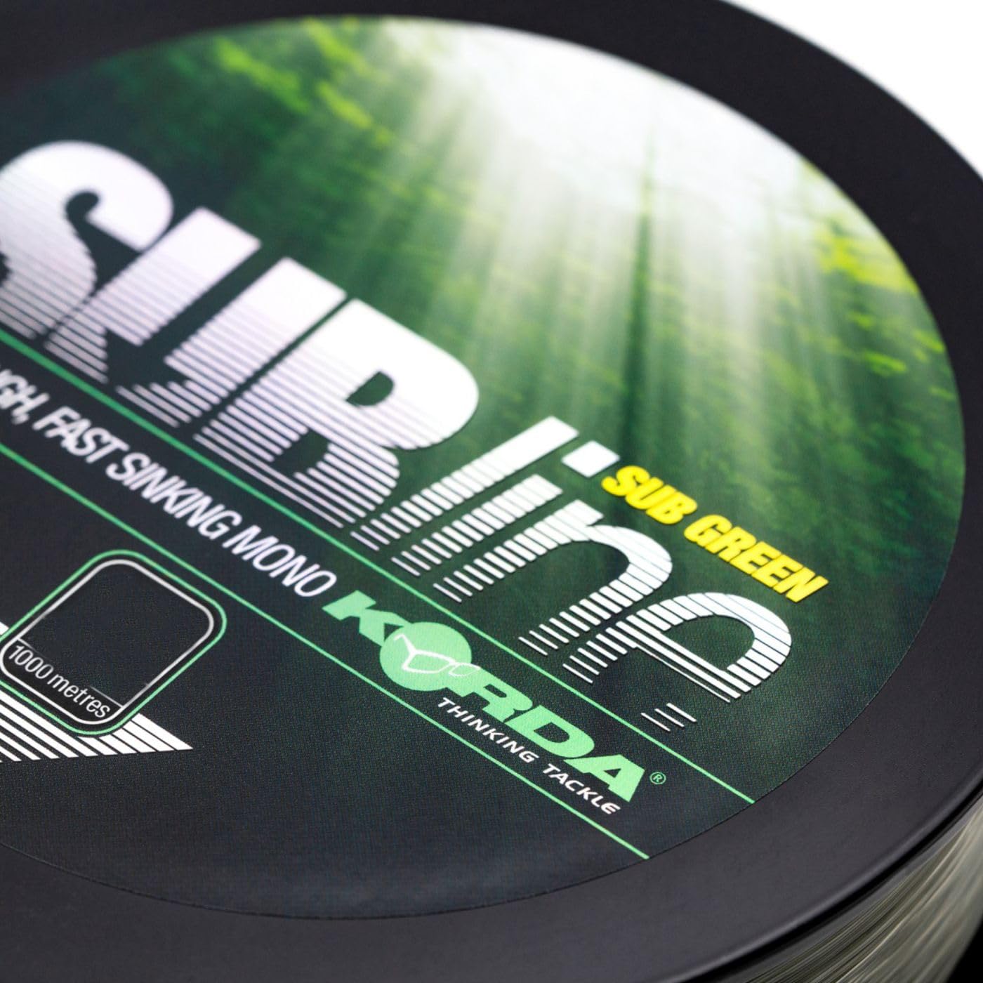 Korda SUBline Ultra Tough carp line, 1000 m cord, Green, 0.35 mm