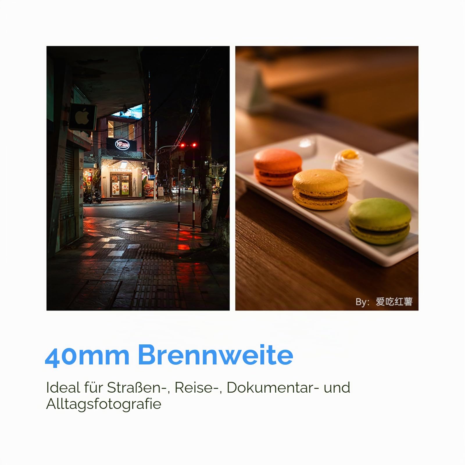 TTARTISAN 40 mm f/2 AF-Objektiv für L-Mount, Vollformat 40 mm f2 Autofokus Prime Objektive für L-Mount (L, Schwarz)