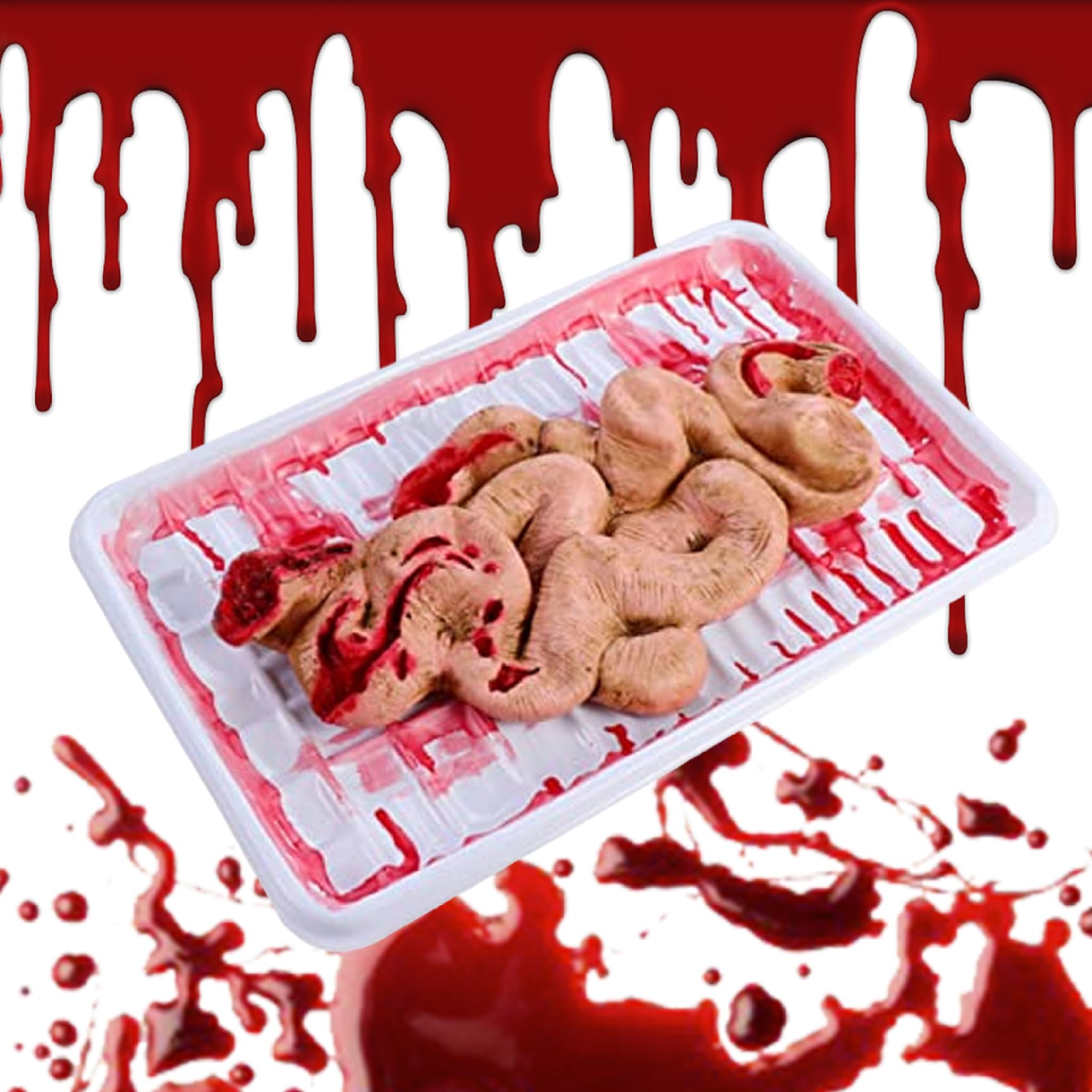 Toyvian Simulation Einer gefälschten Niere als Requisite für Halloween-Streiche und Cosplay – realistisches Organ für Themenrestaurants, Puppenhaus-Dekorationen