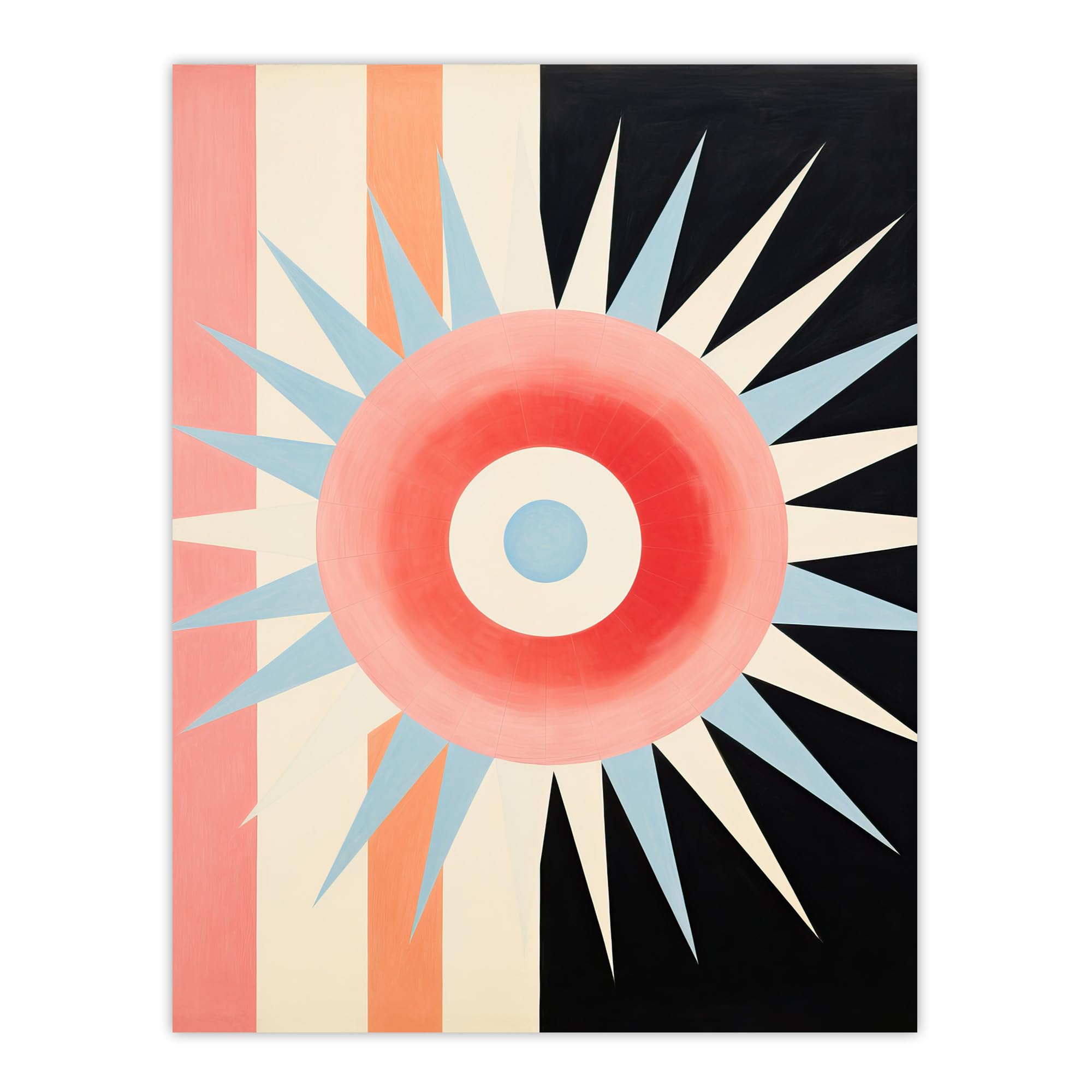 Artery8 Aquarius Supernova Universe Sun Abstract Minimalist Extra Large XL Wall Art Poster Print