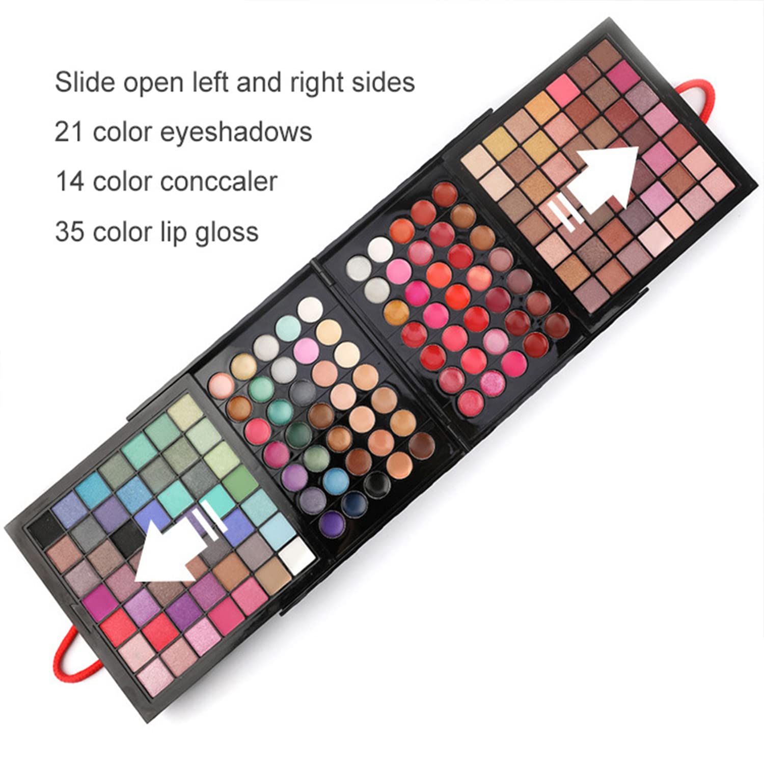 VIOLA HOUSE Kit Maquillage Femme 177 Couleurs, Coffret Maquillage avec Rouge à Lèvres, Pinceaux, Bâton Contour, Correcteur, Fard à Joues