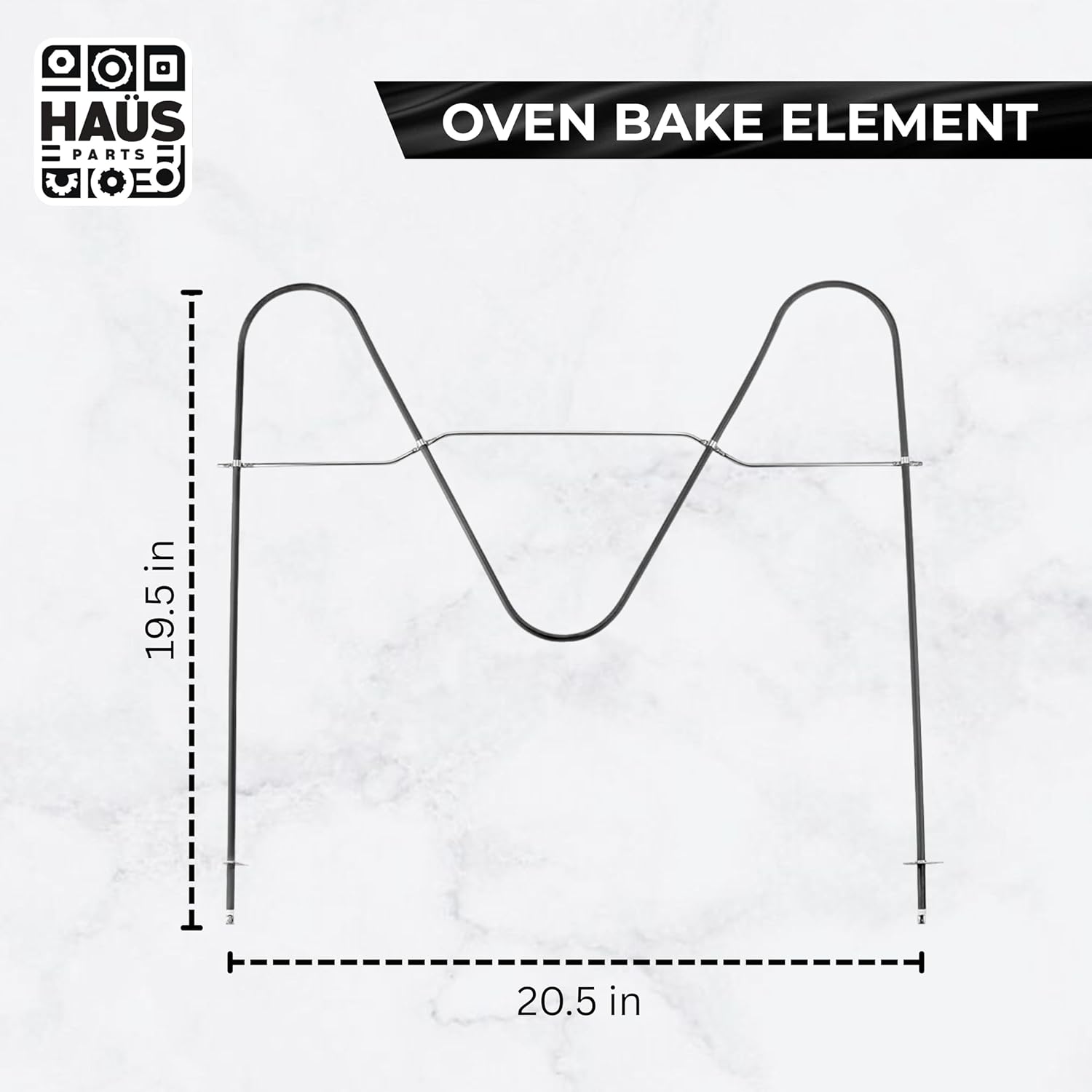 DG47-00038B Oven Bake Element Compatible with Samsung range/stove/oven – Replaces PD00025540, DG47-00038A, 3015238, AP5623199, EAP4240837, PS4240837