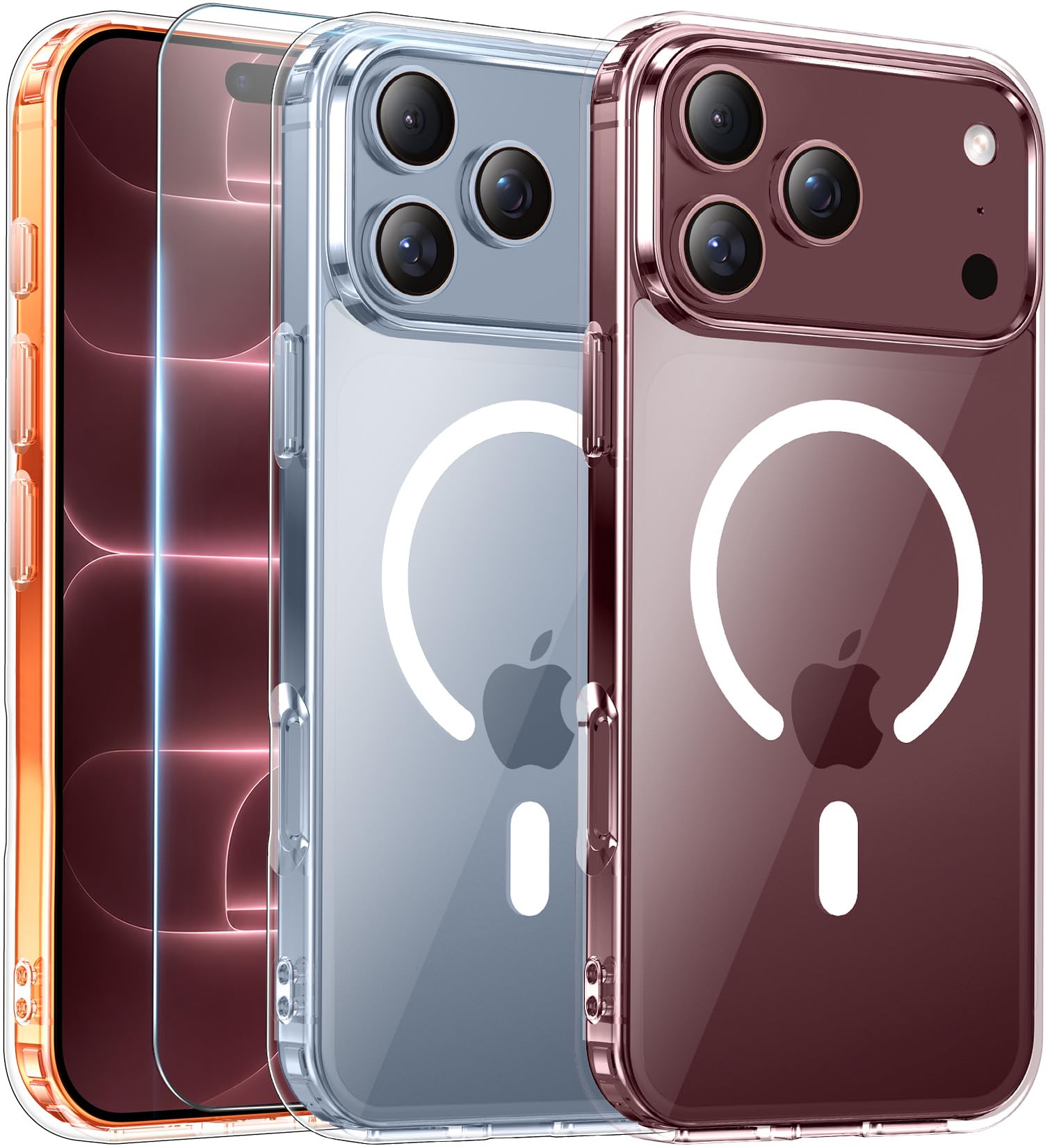 Temdan for iPhone 18 Pro Case/iPhone 17 Pro Case Clear