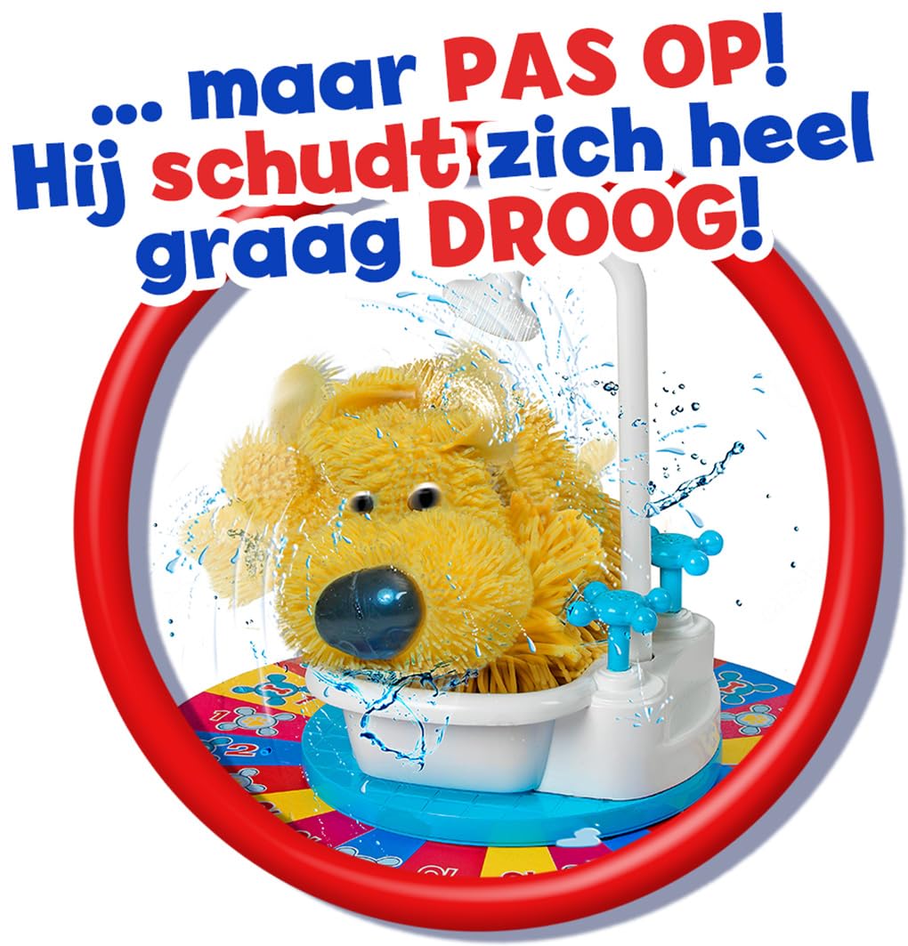 Megableu - SOGGY DOGGY - Edizione NL - Gioco da tavolo per Bambini 4 Anni + - Gioco Interattivo con Cane che Schizza - 2-4 Giocatori - Divertente Gioco d'Acqua Per Tutta La Famiglia - Idea Regalo -