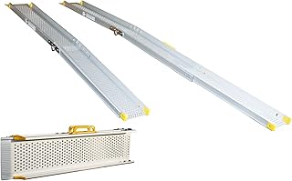 Silla de ruedas plegable rampa de aluminio Alurampe longitud incluye silla de ruedas rampa Plegable rampa telescópica rampa 3 M Alu