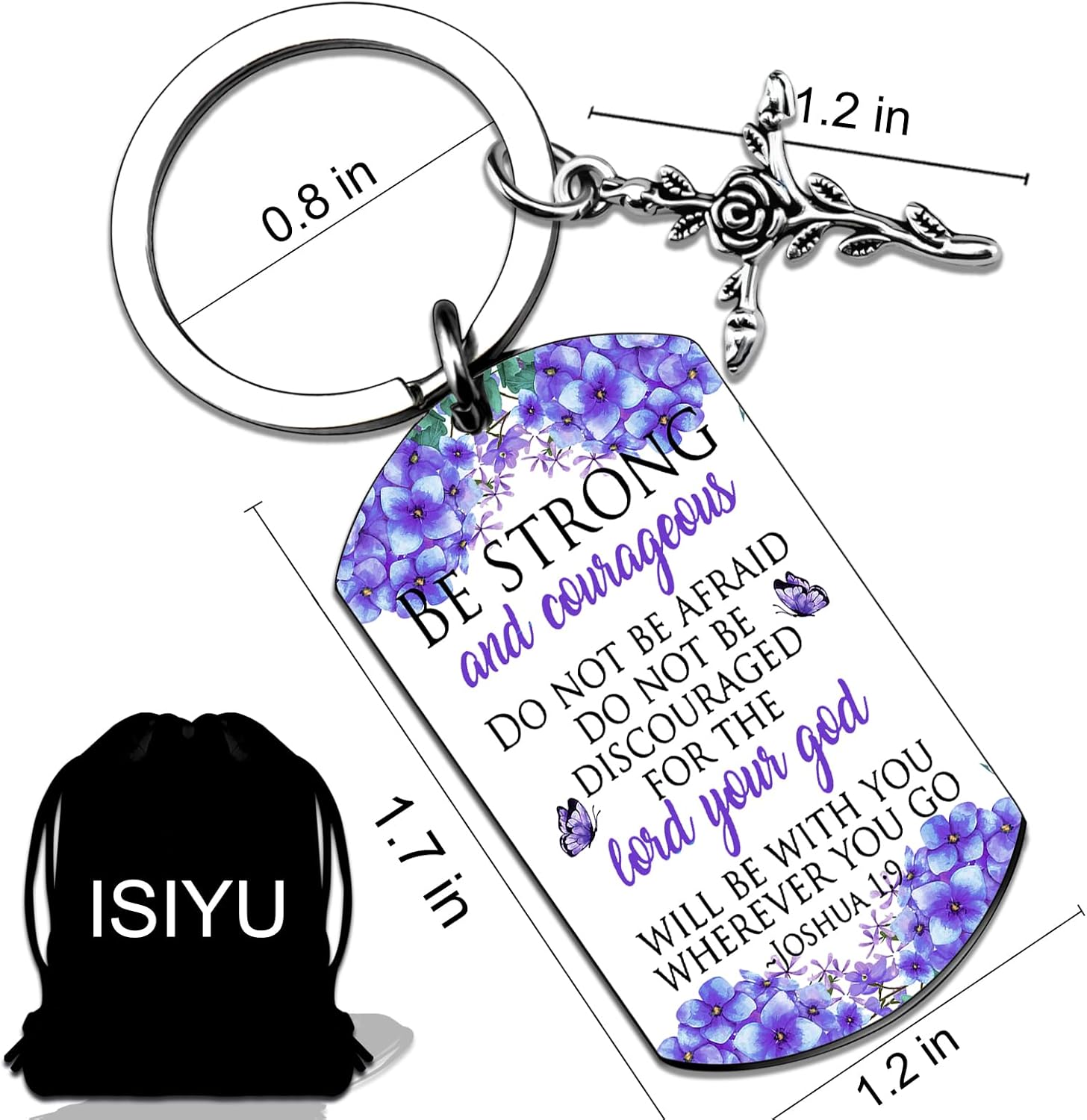 Christian Gifts for Women keychain Religious Gifts for Women Stocking Stuffers Religious Gift Co Worker Gift Christian For Teen First Holy Communion For Girls Men Teen - Image 2