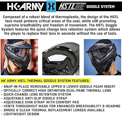 Miniatura 3 de Maddog Empire Mini GS - Marcador completo para pistola de paintball con tanque HPA 48/3000, Empire Halo Too Loader, máscara térmica HK Army HSTL,