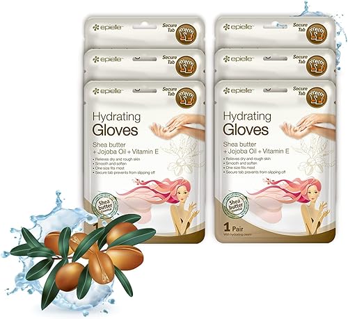 Miniatura 2 de Epielle Mascarillas hidratantes para manos y pies (12 unidades de Glove & Socks) para manos secas, talón seco y agrietado