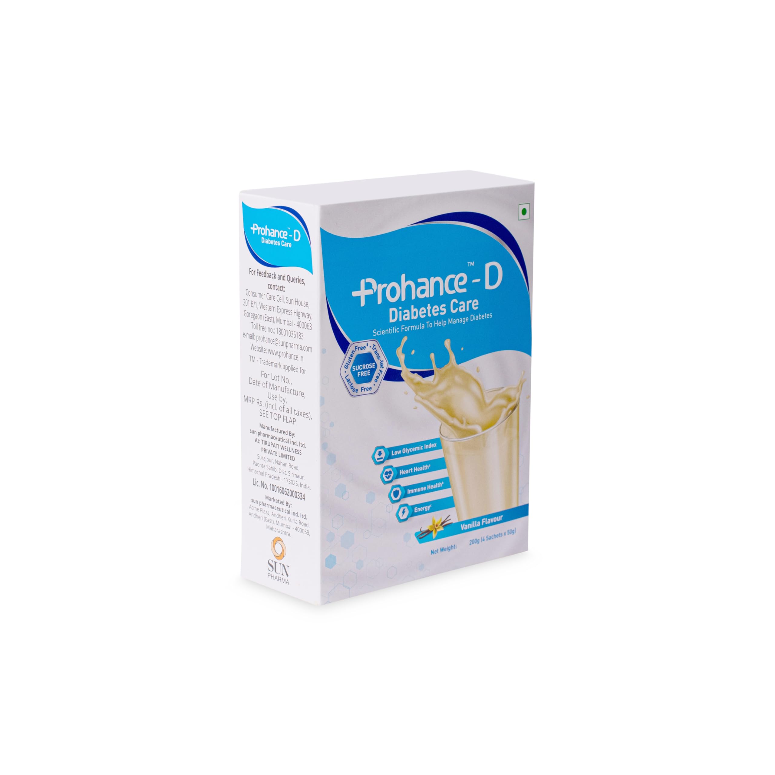 Prohance-D Vanilla Powder 200 gm