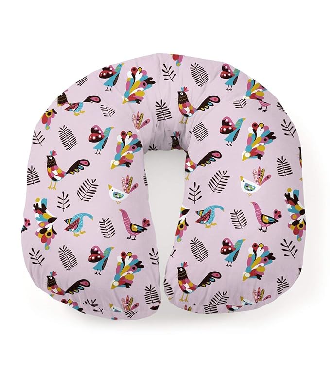 Rabitat Duo Motherhood Multi Function Pillow, Pregnancy Pillow+Feeding Pillow (Magnolia)