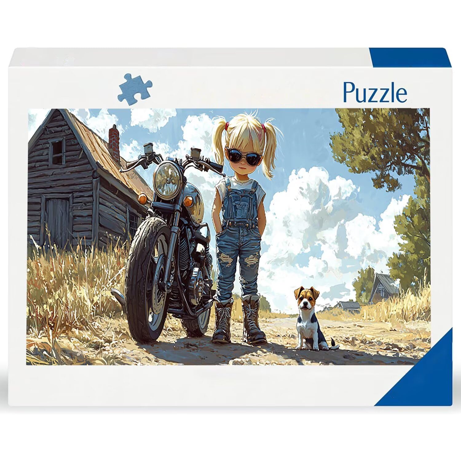 Puzzle de Madera para Adultos 1312 Piezas - Chica Locomotora, Obra de Arte de Juego de Rompecabezas para Adultos, Puzzle de Impresión de Alta Definición Multicolor, Pasatiempo Creativo Regalo b-530