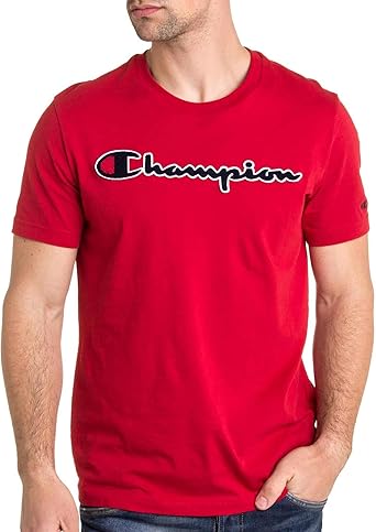 T-shirt manches courtes Rouge 1 | Polo \u0026 T-Shirt Champion Homme - Labdhi  Impex